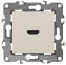 Розетка ЭРА Серия 12 12-3114-02 HDMI IP20 слоновая кость