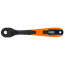 Ratchet wrench, curved 1/4", 150 mm