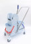 ACG Trolley ACG 2x17 L with squeeze bucket GREY base chrome 1030082