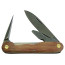 Cable cutting knife, with wooden handle, 3-component