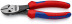 KNIPEX TwinForce® side cutters, cut: provol. soft. Ø 5.5 mm, provol. cf. Ø 4.6 mm, hard. Ø 3.2 mm, royal. string Ø 3 mm, L-180 mm, black, 2-k handles
