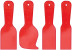 Set of spatulas 40/50/60 mm + shaped