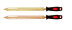 Triangular scraper 22x280 mm handle fiberglass intrinsically safe 224-1002 BeCu, HORTZ