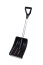 Лопата автомобильная "Авто Люкс"пластмассовая цельнолитая с металлической планкой