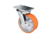 Pivoting heavy-duty wheel support