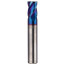 End milling cutter plosk TV/spl 4Z No.167 8/8*12*50 HRC65 Nano Blue without chamfer Profiled