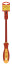 Slotted screwdriver 8x175 mm, dielectric 1000V