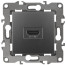 Розетка ЭРА Серия 12 12-3114-12 HDMI IP20 графит