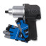 Pneumatic impact wrench 1/2", 678 Nm, complete with anti-vibration gloves KING TONY P33411-040E