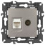 Розетка ЭРА Elegance 14-3110-16 RJ45+TV, титан