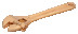IB Adjustable wrench (copper/beryllium), length 375(15")/grip 46 mm