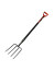 Garden forks "Stalnoff" powder-coated with a metal handle with a V-handle EURO PROF