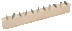 Штукатурный выравниватель с прямыми лезвиями, на деревянном основании 275 x 35 x 30 мм