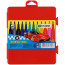 Stamp markers "Cars", 12 colors, washable, red plastic. pencil case, European suspension