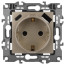 Розетка ЭРА Серия 12 12-4108-04 2P+E 16A-250В со шторками с USB type-A+C 5В-3А шампань