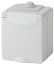 Розетка ЭРА Эксперт 11-2602-03 2P+E IP65 шторки 16A-250В ОУ серый