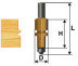 Universal comb cutter f22,2x38mm xv 12mm