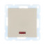 Switch 1-cl., with indicator (circuit 1L) 16 A, 250 B (beige) LK60