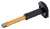 Chisel on concrete with protective apron 3736MH-250