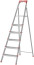 Steel ladder, 6 steps, weight 7.65 kg