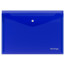 Папка-конверт на кнопке Berlingo "No Secret", А3, 200 мкм, синяя