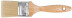 Кисть флейцевая "Профи", натур.светлая щетина, деревянная ручка 2" (50 мм)