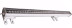 LED Linear Lamp Mosvolt Wall Washer Bridgelux 36W 24V DC 1 row