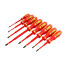 Set of dielectric screwdrivers NORGAU Industrial NBS172VDE-008, 8 pieces