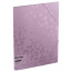 Folder on an elastic band Berlingo "Metallic" A4, 600 microns, lilac metallic