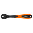 Ratchet wrench, curved 1/4", 150 mm