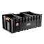 Tool box open modular, 2 removable partitions, 59x36x23 cm, modular system I