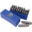 Set of 8 mm impact stamps, Latin letters, 27 pieces KING TONY 11427SQ08