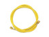 Желтый шланг серии "Плюс" с шаровым краном для хладагентов R22, R134a, R407C, R404A