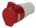 ERA R-32-3P-PE-N-IP44 portable socket 225 3P+PE+N 32A 380V IP44