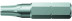 867/2 Z TORX® бита, вязкая твёрдость, хвостовик 5/16" C 8, TX 25 x 35 мм