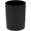 Stand-glass STAMM "Office", plastic, round, black