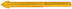 Universal drill bit for tile, glass, granite, concrete, brick, triangular shank, 8x75 mm