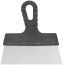 Spatula, stainless steel blade, 200mm plastic handle