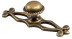 Handle meb. button met. DGG36+DSD36 antique gold G4 AKS