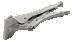 Manual vise for sheet metal