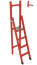 ССВ-1,8АТ стремянка стеклопластиковая с вертикальной опорой, Телеком, абразивное покрытие ступеней, h=1890мм, h рабочей площадки=900мм, ступ.4