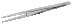 Tweezers straight 155mm, PVC coating