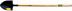 Universal bayonet shovel with teeth with a wooden handle 1400 mm LZUCH6