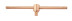 T-shaped gate 350 mm 3/4" intrinsically safe alloy BeCu 117-1004, HORTZ