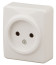 Розетка ЭРА Эксперт 11-2201-02 2P 16A-250В IP20 ОУ слоновая кость