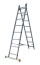 Лестница алюминиевая 2-секционная универсальная 12 ступ. (2х12) Стандарт