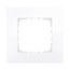 Frame 1-post, natural glass (white) LK80