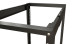 ORK2A-2768-RAL9005 Open rack 19-inch (19"), 27U, height 1401 mm, two-frame, width 550 mm, depth adjustable 600-850 mm, color black (RAL 9005)