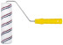 Валик микроволокно, белый с красной и синей полосками, диам. 40/63 мм; ворс 12 мм, 230 мм