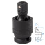 Impact gimbal 3/8", ball bearing, with ball lock KING TONY 3796P